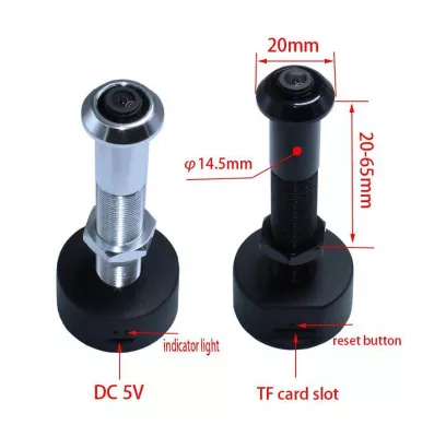 IP видеоглазок AVT 861 Wi-Fi USB IR slim