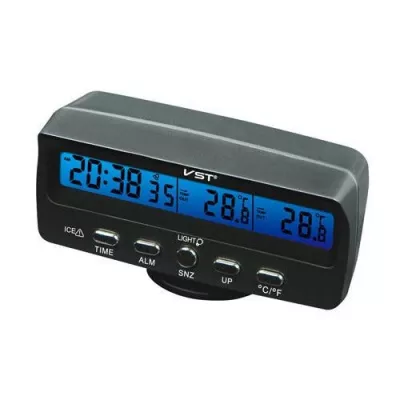 Автомобильные часы-термометр VST-7045V