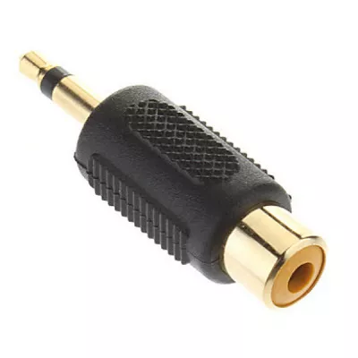 Переходник мама RCA-папа 3,5 Переходник мама RCA-папа 3,5